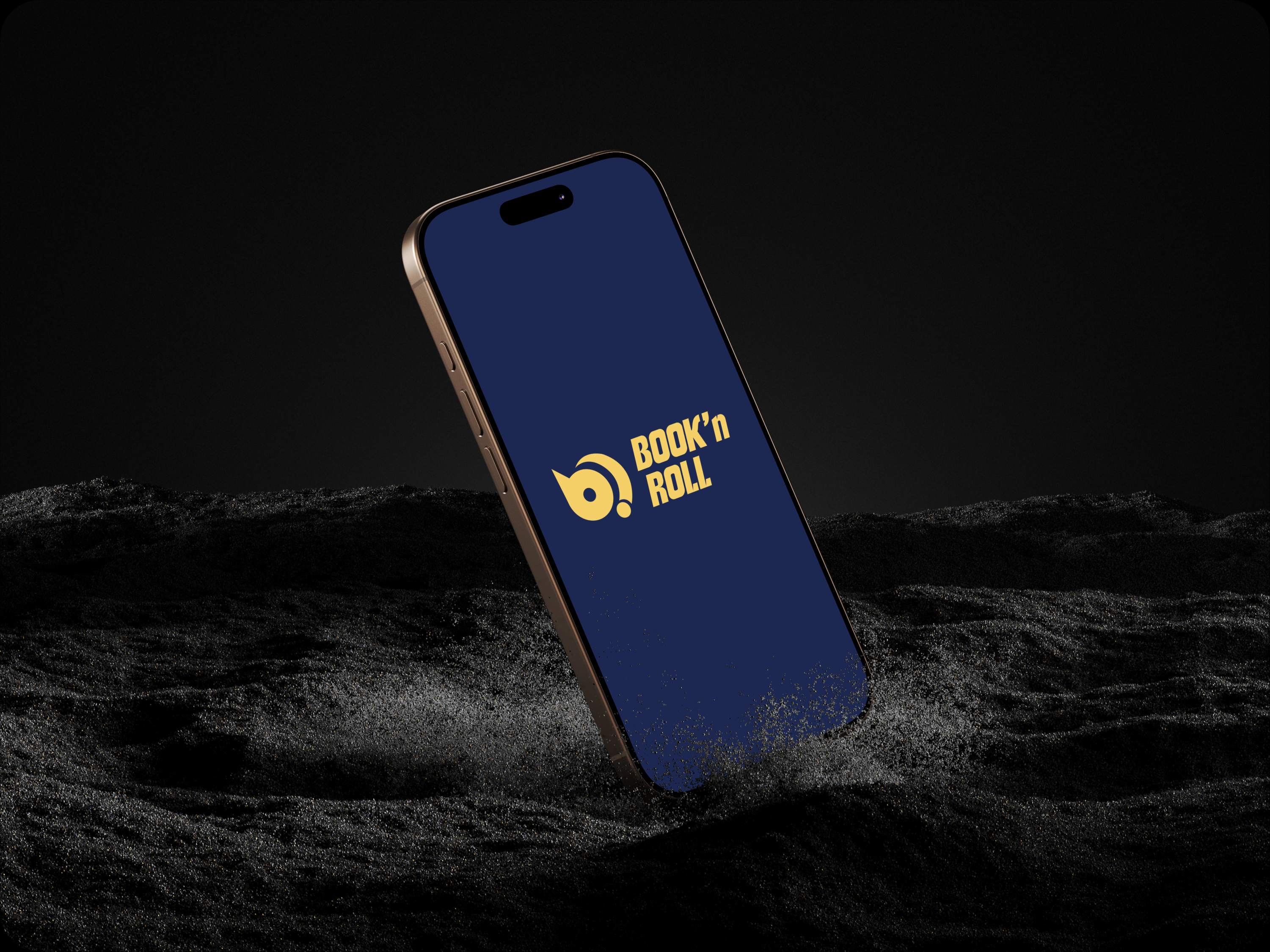 Booknroll App Mockup